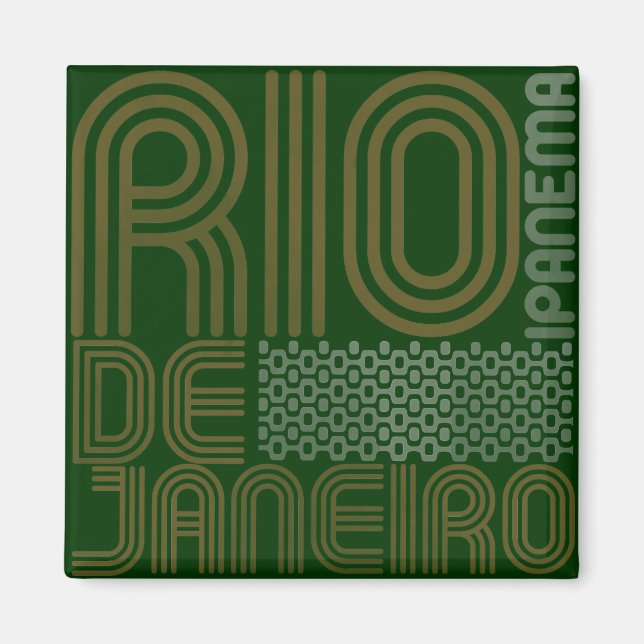 Ipanema Rio for the freezer Magnet (Front)