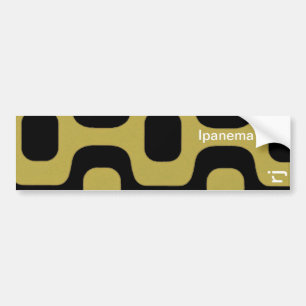 Ipanema sidewalk bumper sticker