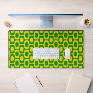 Ipanema Sidewalk Pattern, Beach Pattern, Brazil Desk Mat