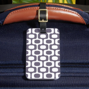 Ipanema Sidewalk Pattern, Beach Pattern, Brazil Luggage Tag