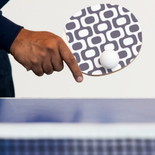Ipanema Sidewalk Pattern, Beach Pattern, Brazil Ping Pong Paddle