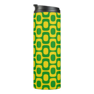 Ipanema Sidewalk Pattern, Beach Pattern, Brazil Thermal Tumbler