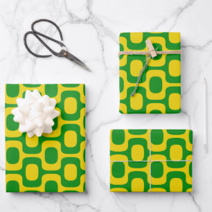 Ipanema Sidewalk Pattern, Beach Pattern, Brazil Wrapping Paper Sheet