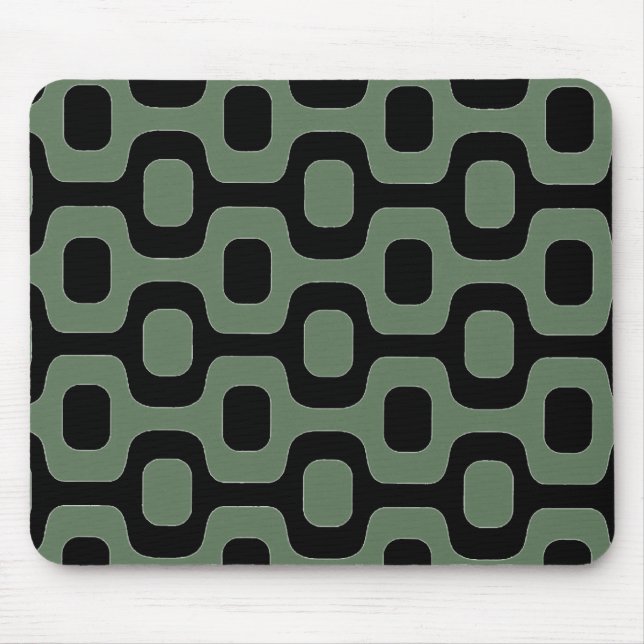 Ipanema sidewalk, Rio de Janeiro, Brasil Mouse Pad (Front)