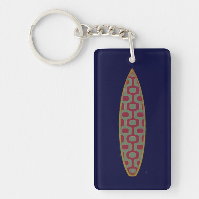 Ipanema sidewalk surfboard key ring (Front)