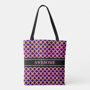 Ipanema Stylish Diamond Pattern Tote Bag