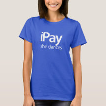 iPay She Dances - Women's Blue Tee
