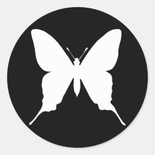 Iphiclides podalirius classic round sticker