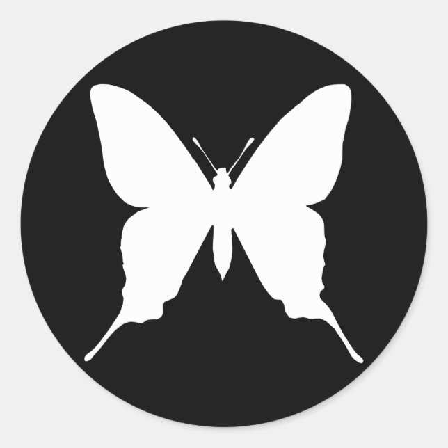 Iphiclides podalirius classic round sticker (Front)