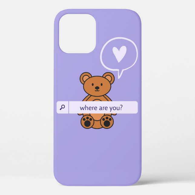 iPhone12 case, purple Case-Mate iPhone Case (Back)