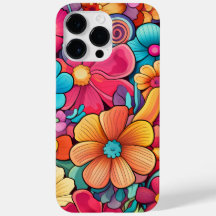 iPhone14ProMax cases colour flower