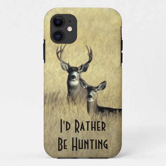 iPhone5 Masculine White Tail Mule Deer Buck Doe Case-Mate iPhone Case (Back)