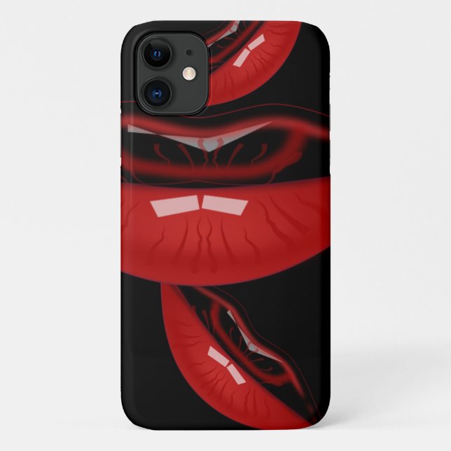 iPhone 11 Case-Kissable Lips  Case-Mate iPhone Case (Back)