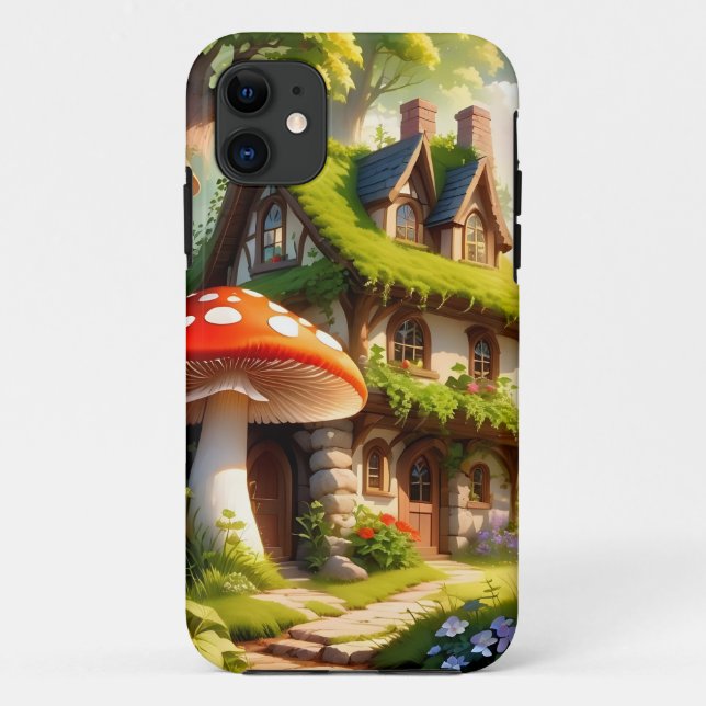  iPhone 11 Cases mushroom themed (Back)