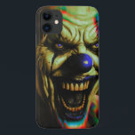 iPhone 11 phone case with creepy scary clown<br><div class="desc">iPhone 11 creepy clown themed phone case</div>