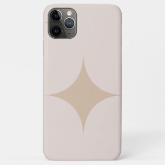 Iphone 11 pro max Light Brown with centre Star  iPhone 11 Pro Max Case