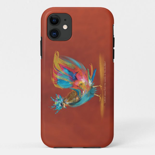iPhone 11 Tough Case Elegant Fowl (Back)