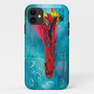iPhone 11 Tough Case Swimming Fish