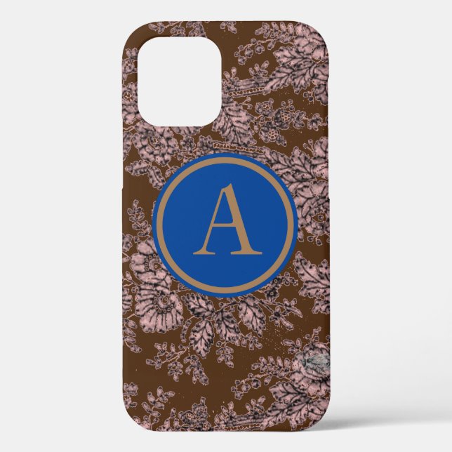 iPhone 12 CASE ANTIQUE LACE PATTERN CASE MATE (Back)