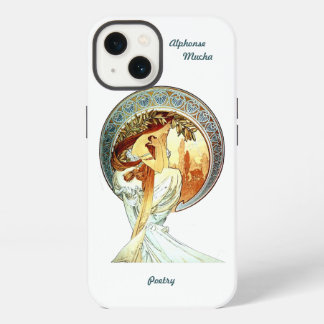 iPhone 13 case Alphonse Mucha Art Nouveau