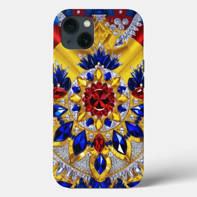 iPhone 13 Case-Mate with Romanian Colours Case-Mate iPhone Case (Back)