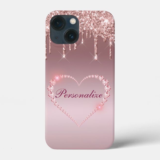 IPhone 13 Case Pink Diamonds (Back)