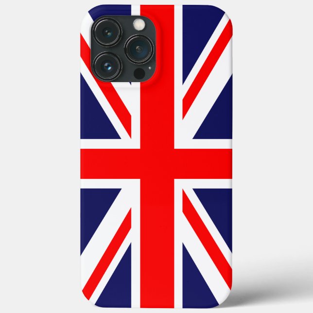 iPhone 13 Pro Max Cell Case, Union Jack Case-Mate iPhone Case (Back)