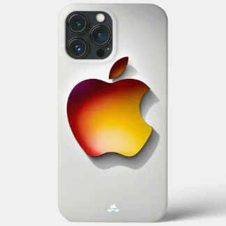 iPhone 13 Pro Max cover with colourful Apple logo