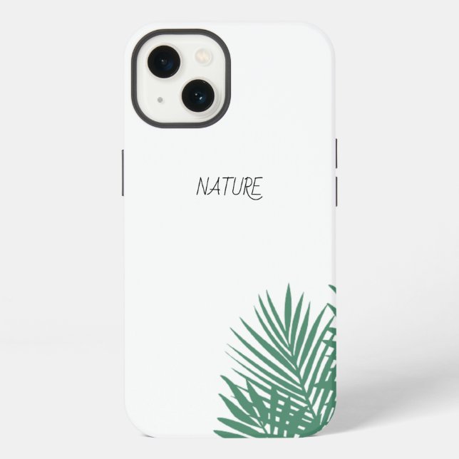 Iphone 13 Simple White Case (Back)