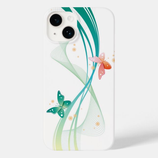 iPhone 14 Case-Butterflies  Case-Mate iPhone Case (Back)