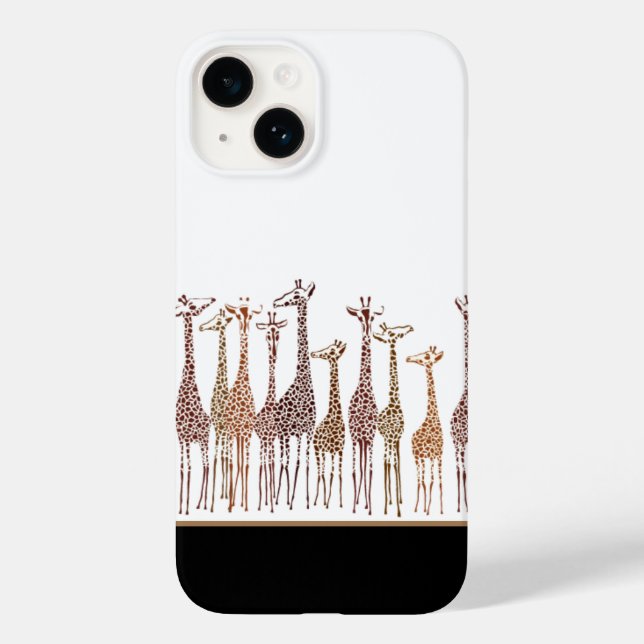 iPhone 14 Case-Giraffes  Case-Mate iPhone Case (Back)