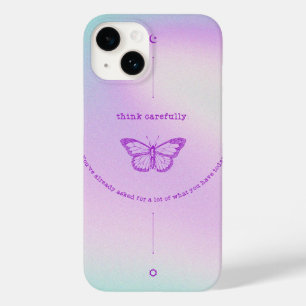 iPhone 14 Case - Reflective Butterfly 