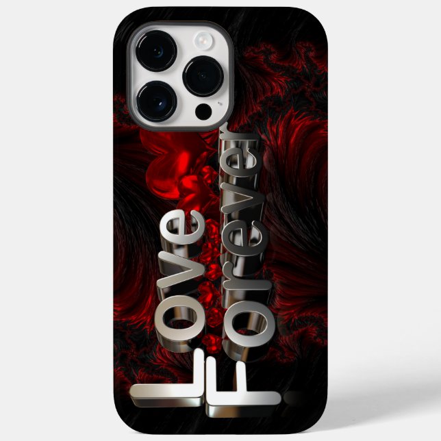 iphone 14 cases max pro love forever  (Back)