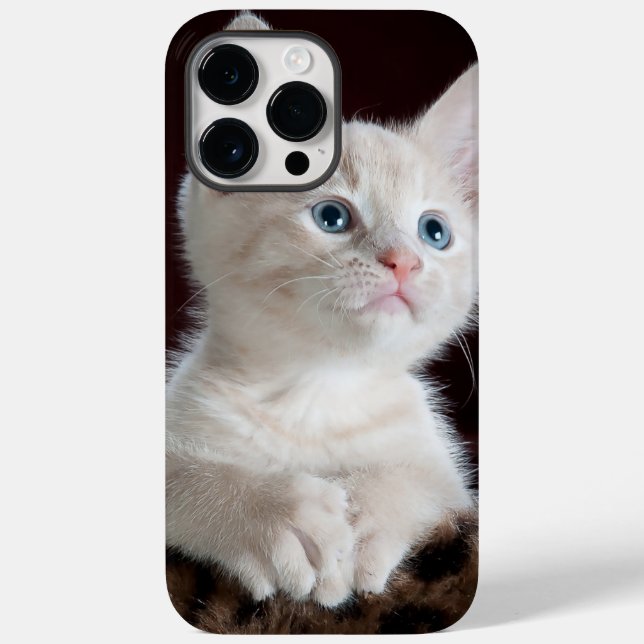 iphone 14 cases pro max cat love  (Back)