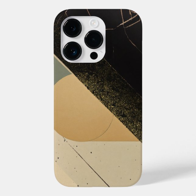 iPhone 14 pro barely black creem Case-Mate iPhone Case (Back)