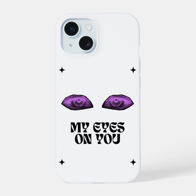  iPhone 15 Case Cool Minimal Aesthetic Phone Cover (Back)