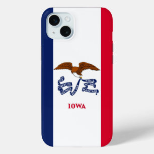 iPhone 15 Plus Case-Mate, Iowa flag Mini Case