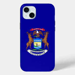 iPhone 15 Plus Case-Mate, Michigan flag iPhone 15 Mini Case