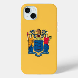 iPhone 15 Plus Case-Mate, New Jersey flag Mini Case