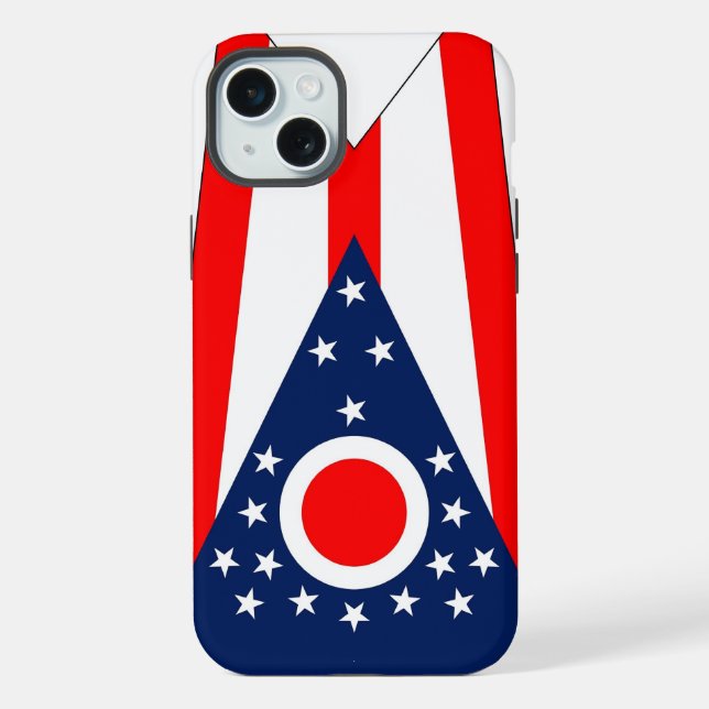 iPhone 15 Plus Case-Mate, Ohio State flag Case (Back)