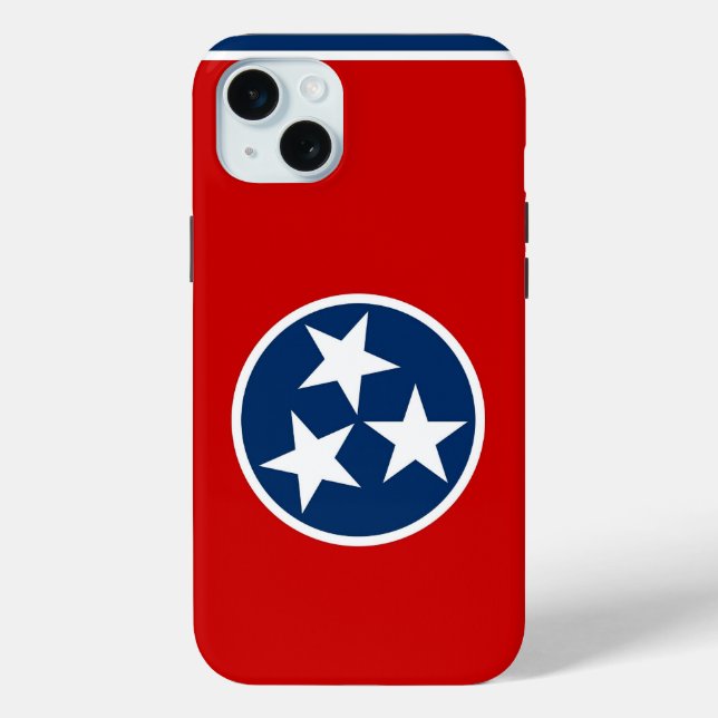 iPhone 15 Plus Case-Mate, Tennessee flag Case-Mate iPhone Case (Back)