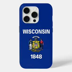 iPhone 15 Pro Case-Mate, Wisconsin flag Case