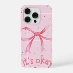 Iphone 15 Pro Iphone Case With a Ribbon Design