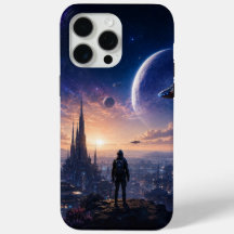 iPhone 15 Pro Max Case • Sci-Fi Futuristic City