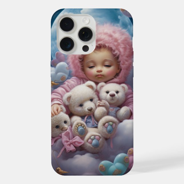 iPhone 15 Pro Max Cases - Moon-4 (Back)