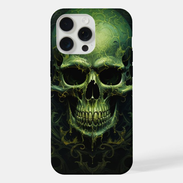 iPhone 15 Pro Max Cases -Skull (Back)
