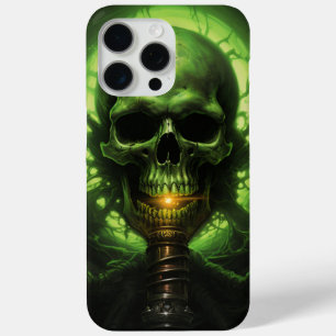 iPhone 15 Pro Max -Skull 5 Coins Case