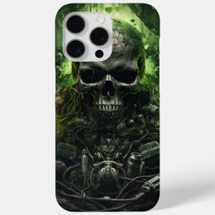 iPhone 15 Pro Max - Skull 6 Coins Case