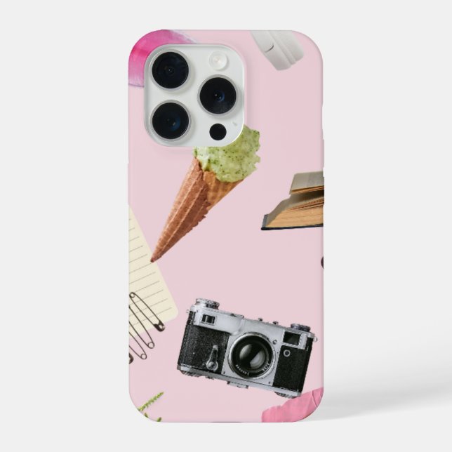 Iphone 15 Pro Phone Cover With aesthetic design (Back)