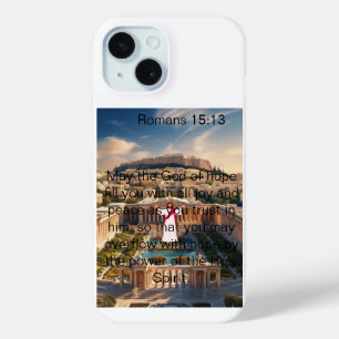 Iphone 15  "Romans 15:13" phone - case